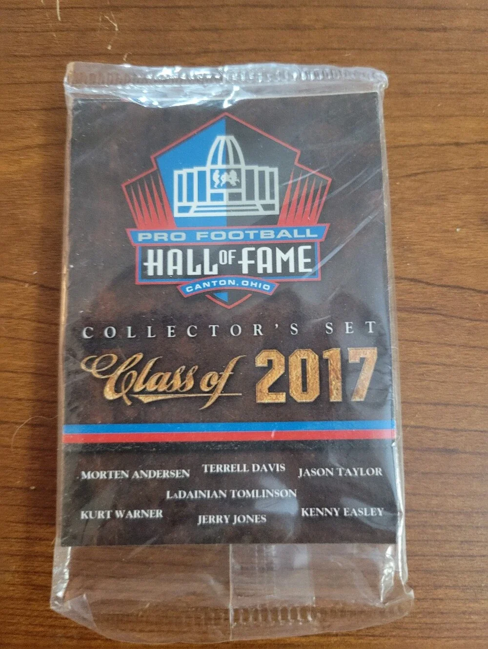 Sealed Pro Football Hall of Fame Class of 2017 Collector's Set
